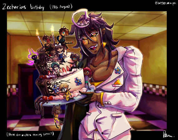 Zecharias birthday art