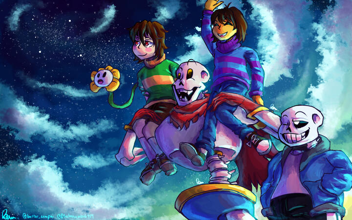Undertale anniversary fanart